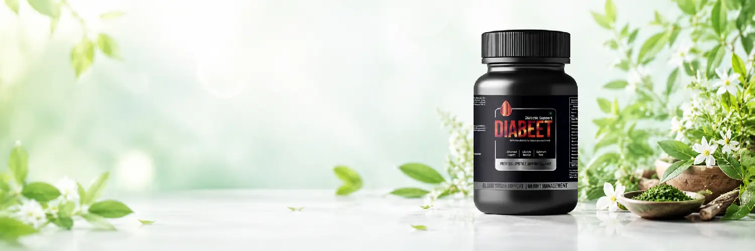 Diabeet herbal blood sugar support banner